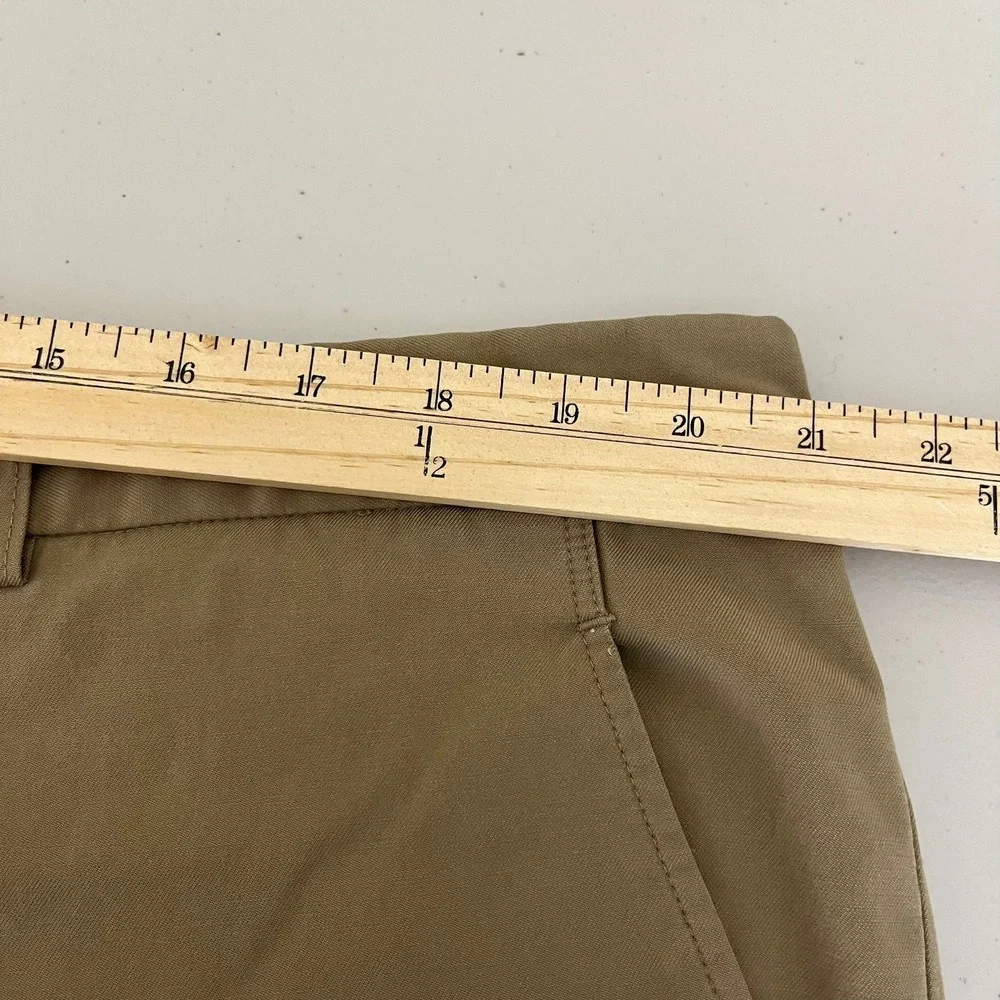 Kenneth Cole Reaction‎ Mens Khaki Tan Stretch Chino Pants 42x30 Solid